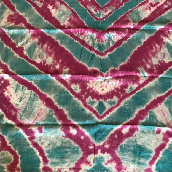 Hand dyed silk scarf - Picture 2 of 3